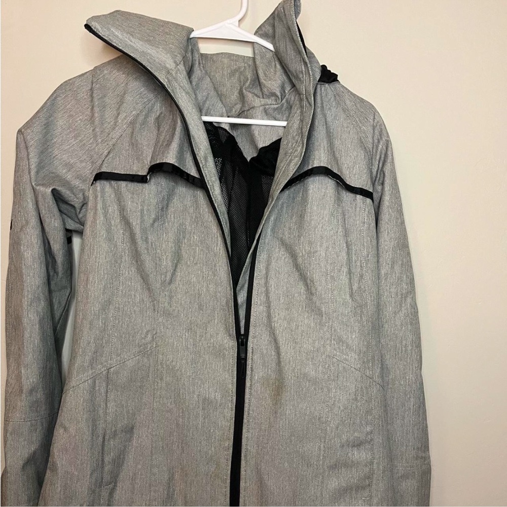 Grey Lightweight Raincoat
